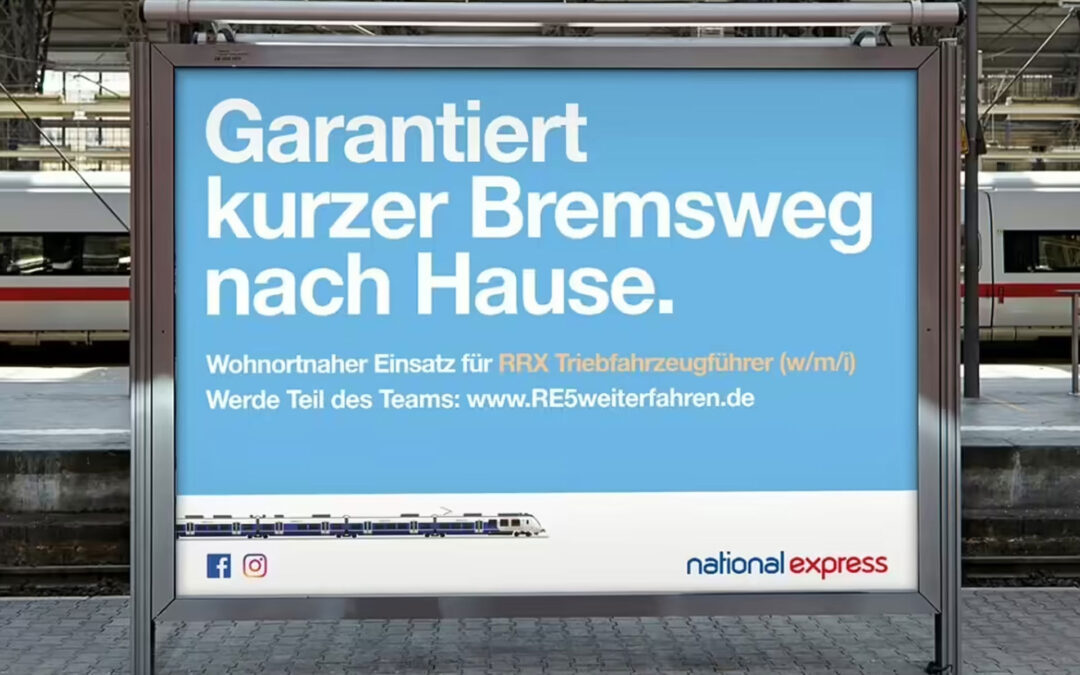 „Einsteigen mit Familienanschluss“ Personalsuche für National Express