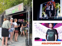 Lightning Look Fotomechanik als teilbarer Festivalmoment. glo Lightning Look Fotomechanik im Festivalumfeld