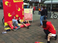 #NacBoyTour Aktivierung mit Fotomechanik am Outdoor-Touchpoint. NicNac’s #NacBoyTour Aktivierung mit Fotomechanik am Outdoor-Touchpoint