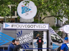VELO Van als mobile Aktivierungs- und Samplingfläche. VELO Van als mobile Aktivierungs- und Samplingfläche