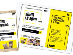 Rubbelkarte und Microsite führen den Kontakt aus dem Stadtraum digital weiter. CAPCO Microsite und Rubbelkarte als digitaler Anschluss der Recruiting Activation